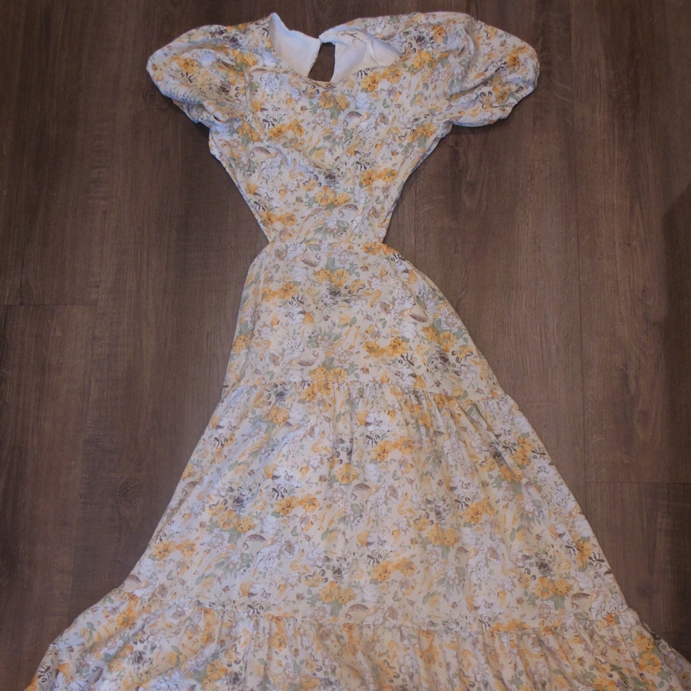 Chic Floral Print Maxi Dress